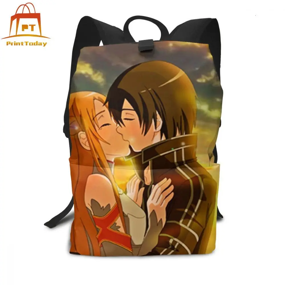 Sword Art онлайн рюкзак Sword Art онлайн Рюкзаки Высокое качество трендовая сумка шаблон для мужчин-женщин шоппер для подростков Мульти сумки с карманами