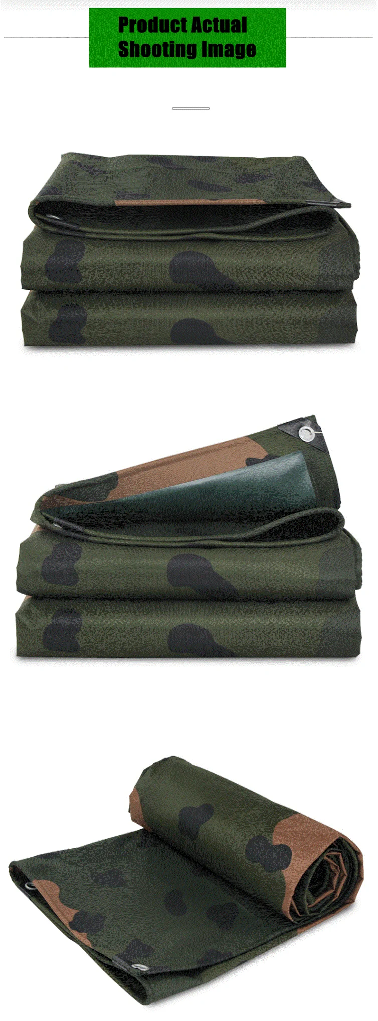 0,35mm Camouflage Plane PVC Beschichtet Regendicht Tuch Außen Markise Lkw Baldachin Wasserdichte Wachstuch Oxford Tuch Schattierung Segel – Detail 9