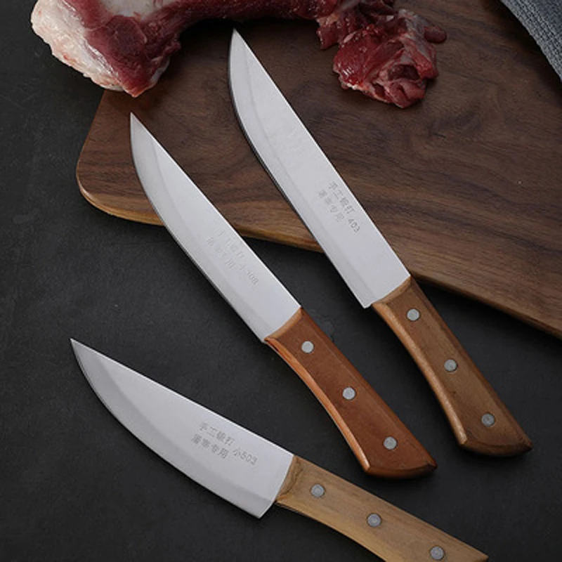 Slaughterhouse stainless steel evisceration knife slaughtering knife beef carving beef knife