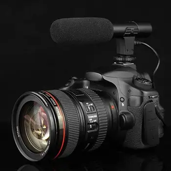 

MIC-01 SLR Camera Microphone Video Camera Stereo Recording Mic for DV Digital Camera Camcorder professional microfono