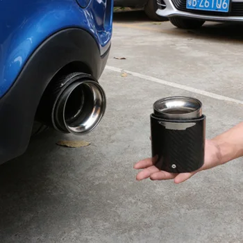 

Muffler Tip Carbon Fiber Pipe Chrome Tail Muffler Tip Pipe For Mini Cooper F54 F55 F56 F57 R60 R61 F60 R55 R56 R57 R58 R59 S JCW