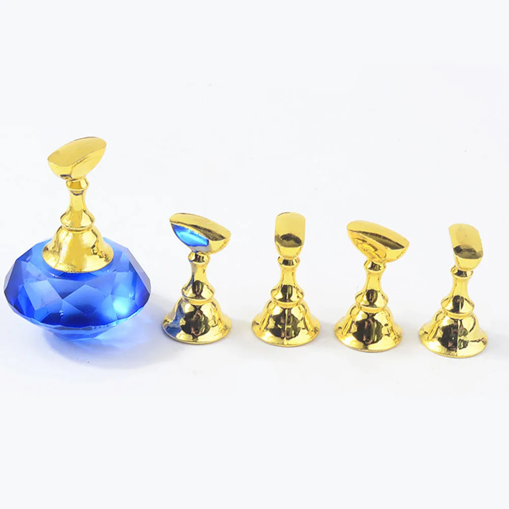 5 шт. Магнитная подставка держатель для ногтей с базой УФ гель лака обучения