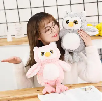 

Cute Plush Toy Owl Soft Stuffed Toys Cushion Birthday Christmas Gift #2983