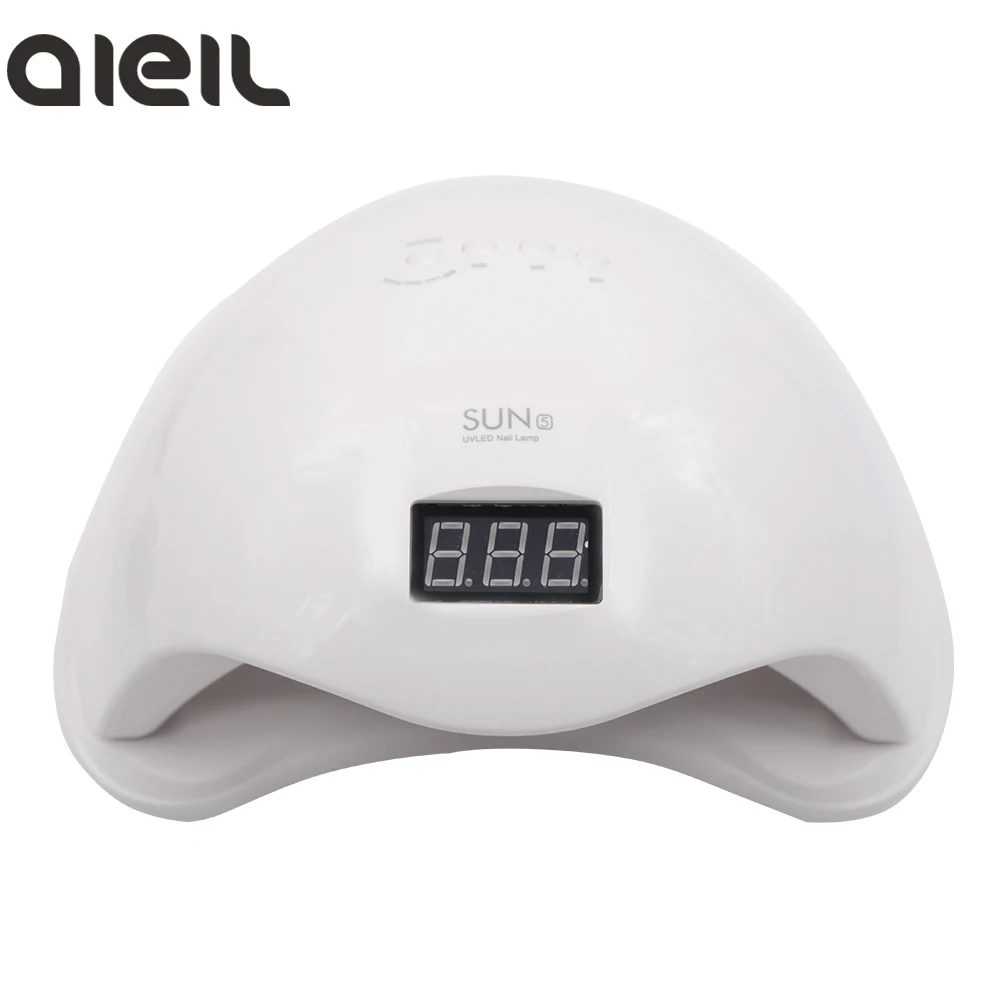 

SUN 5 Nail Dryer Lamp For Nail LED UV Lamp 48W Automatic Sensor LCD Time Display Nail Lamp For Curing Gel Polish Manicure Tool