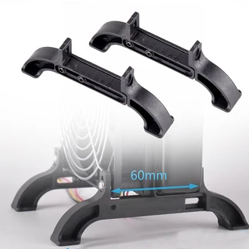 

2pcs R45 Durable Nylon Computer Radiator Water Cooling Desk Universal Fixed For PC Heat Exchanger Bracket Easy Install External