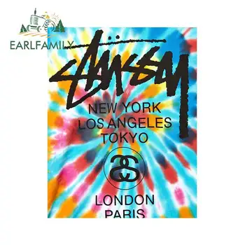 

EARLFAMILY 13cm x 10.2cm For Stussy Motorcycle Car Stickers Car Styling Decal Waterproof Vinyl Material For JDM SUV RV