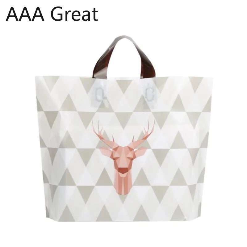 plastic tote bag with handle