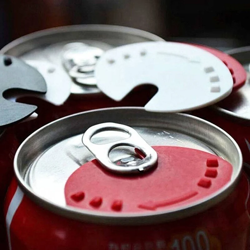5PCS Beverage Can Lid Cap Soda Drink Snaps Tops Cover Beer Sealer | Дом и сад