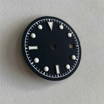 

For Miyota 8215/821A Movement 31MM Watch Dial Green Luminous Dial for Mingzhu 28 Series Watch Movement Repair Accessories