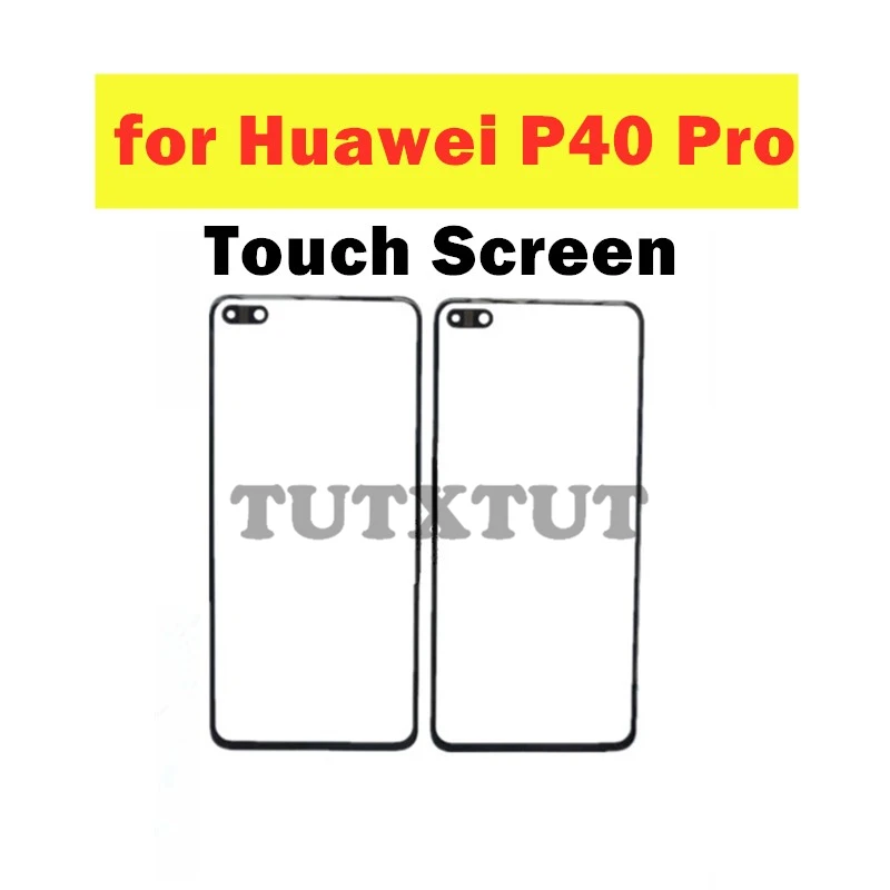 Для Huawei P40 Pro сенсорный экран стеклянная Сенсорная панель Передняя дигитайзер