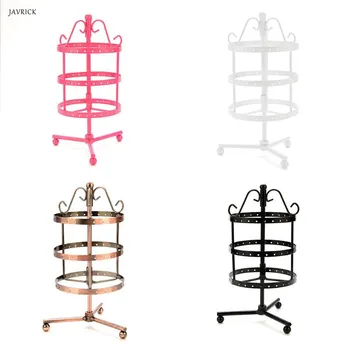 

Necklace Jewelry Holder Three-layer Circular Rotating Earrings Display Stand