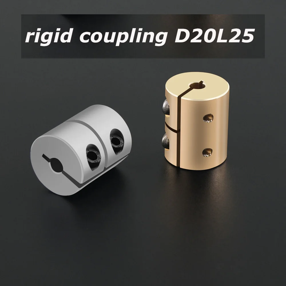 

3D Printer T8 Lead Screw Rigid Shaft Coupler Clamp Stepper Servo Motor Coupling D20L25 5x8x25mm for Ender 3 Ender 5 SP-3
