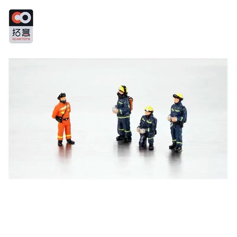Xcartoys 1/64 Firemen Diorama Figures ABC_toy