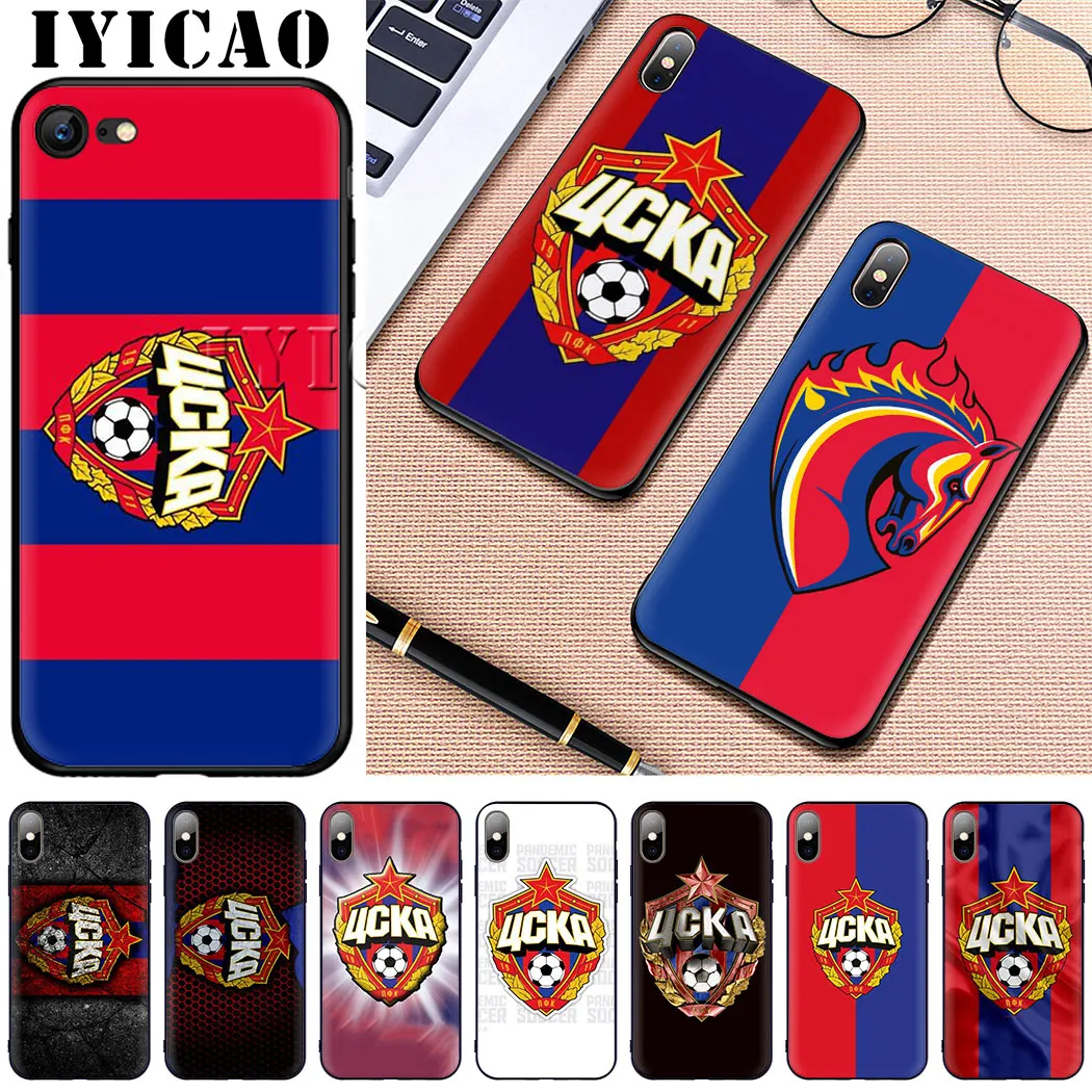 Мягкий силиконовый чехол IYICAO для iPhone 10 8 7 6 6S Plus 5 X SE Xr Xs Max | Мобильные телефоны и