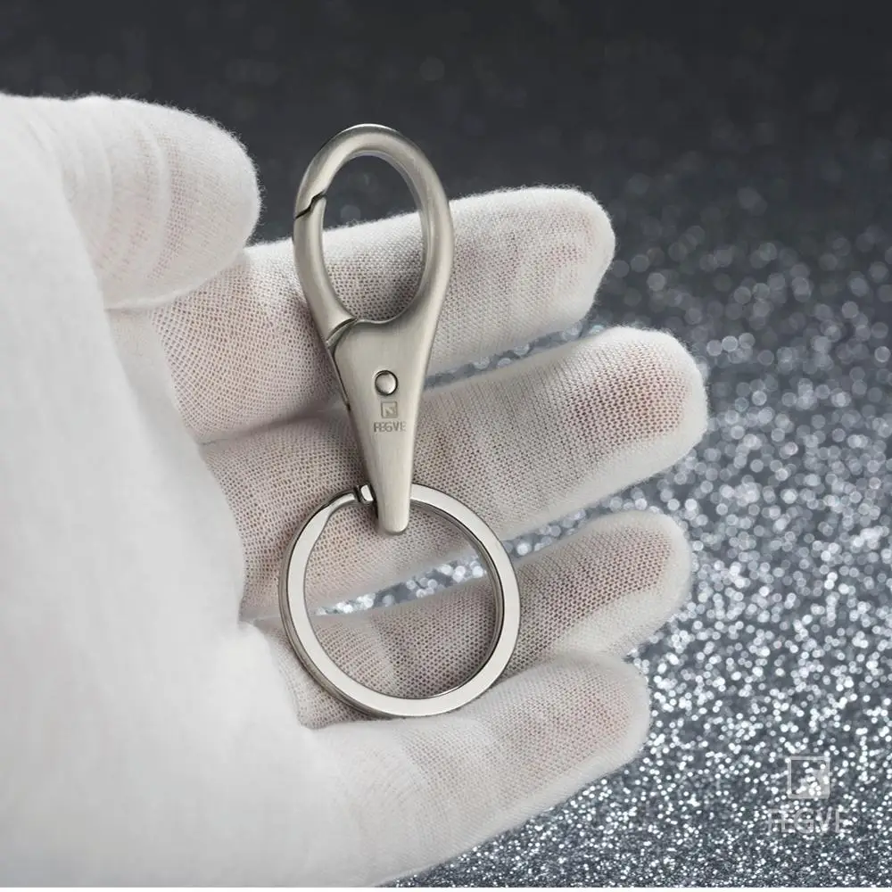 304 Stainless Steel Waterdrop Shape Men Woman Keychain Simplicity Car Key Chain Key Ring Holder Bag Charm Pendant Trinket Gift