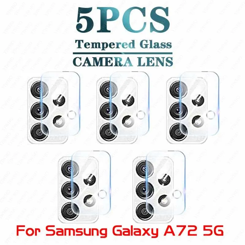 5pcs Protective Glass For Samsung Galaxy S20 FE Glass Camera Protector On For Samsung S20FE Safety Front Screen Tempered Film mobile protector Screen Protectors