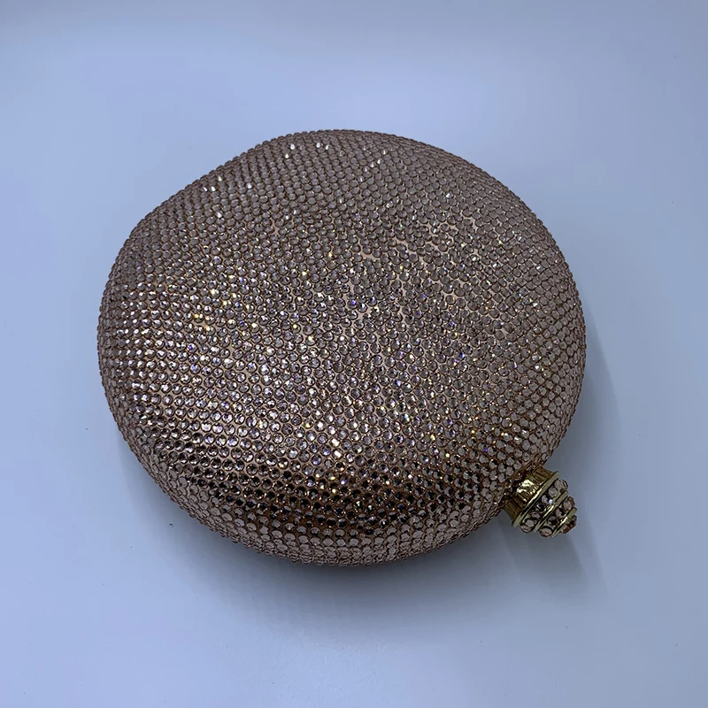 NUPHIA Mini Round Hard Box Ball Shape Party Clutch and Evening Bag for Womens