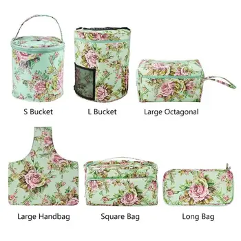 

Knitting Bag Portable Yarn Tote Storage Bag for Wool Crochet Hooks Knitting Needles Sewing Supplies Set DIY Household Organizer