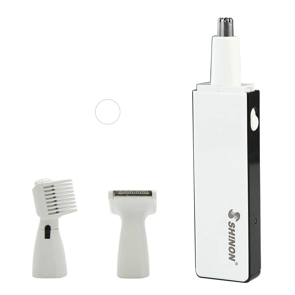 

For Hot Selling Multi-functional Electric Nose Hair Trimmer Three-in-One Mini Shaver Sideburn Eyebrow Set