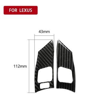 

For LEXUS IS250 300 350 2006-2012 Steering Wheel Trim Inner Carbon Fiber Button Sticker