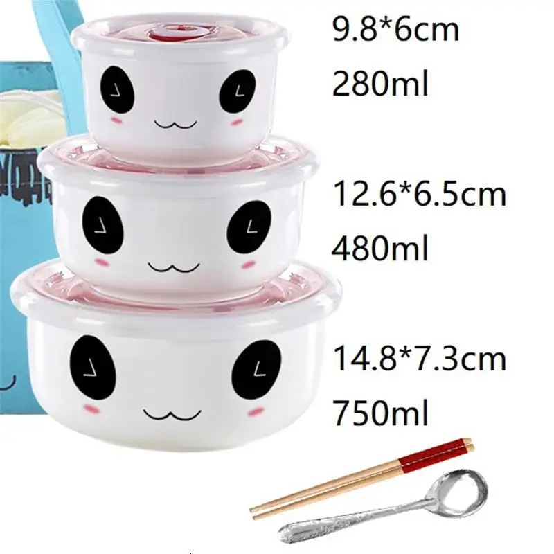 Version L Dondurma Kasesi Saladier Ramen Набор тарелка контейнер для еды Tigela лапша посуда для супа Кухня Обеденный бар керамическая чаша - Цвет: Version L