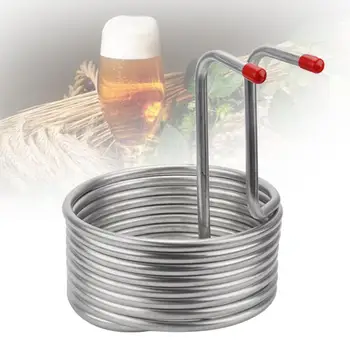 

Bar Kitchen Supplies Immersion Home Brewing Restaurant Beer Cooling Coil Stainless Steel Spiral Tool Hotel Wort Chiller Pipe