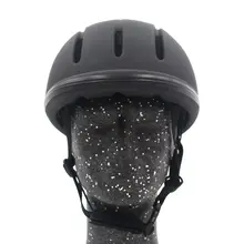 Профессиональный шлем для верховой езды, регулируемый размер, половинное покрытие для лица, защитные головные уборы, оборудование для безопасности для квестрианцев