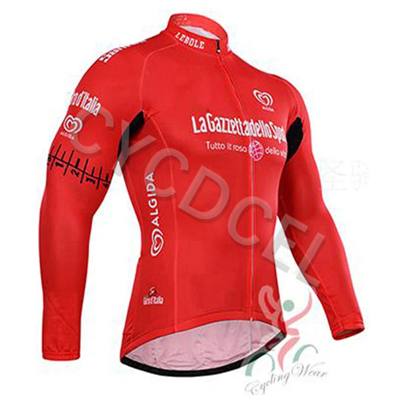 Tour de Italy, Мужская велосипедная футболка с длинным рукавом Pro team, одежда для велоспорта