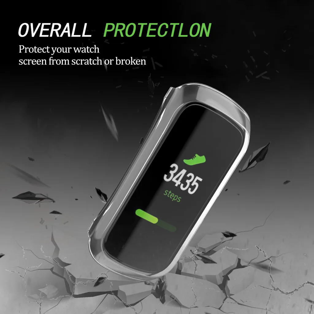 Защитный чехол для samsung Galaxy Fit SM-R370, Смарт-часы, ультра-тонкий мягкий ТПУ чехол, сменная пленка, защитная оболочка, 19Aug