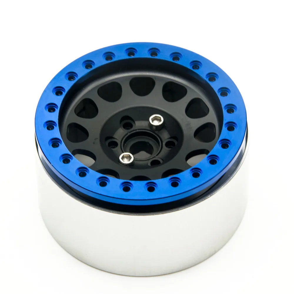 AXSPEED 4 Stück Aluminiumlegierung 1,9/2,2 Zoll Ersatz Beadlock Felgen Ringe für Axial SCX10 Wraith TRX-4 1/10 RC Crawler Auto – Detail 19