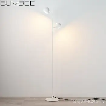 

Nordic Simple LED Floor Lamp Modern Creative Ball Floor Lamp Bedside Living Room Remote Control Vertical Table Floor Color Lamp