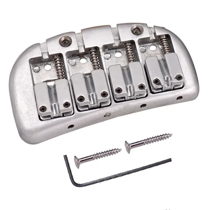 Набор серебряных кривых опорных плит две пули 4 струнные седла электрический бас