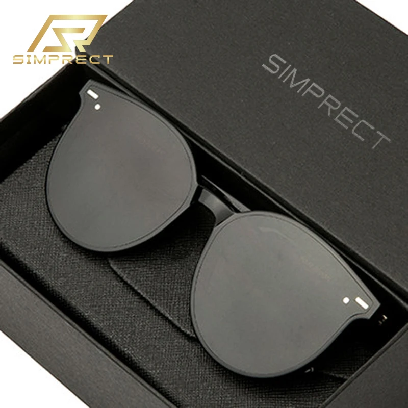 

SIMPRECT Retro Round Sunglasses Women 2020 Luxury Brand Designer Oversized Sunglasses Vintage Big Sun Glasses Shades For Women