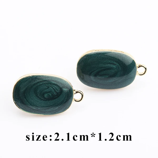 M43513 GUFEATHER M435, ювелирные аксессуары, ювелирные изделия, ручная работа, медный металл, серьги diy, серьги-гвоздики, изготовление ювелирных изделий, 10 шт./партия - Цвет: M43513