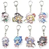 Anime Touhou Project Keychain Hakurei Reimu Kirisame Marisa Flandre Scarlet Remiria Sukareto Acrylic Key Chain Pendant Jewelry ► Photo 1/6