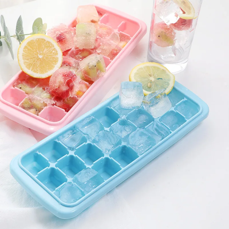 FUNBAKY 36 сеток поднос для кубиков льда с крышкой DIY фруктовый кубик квадратная форма