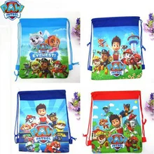 Paw Patrol, мультяшная Нетканая сумка для хранения, тканевая сумка для покупок, семейная экшн-фигурка Джорджа, сумки на шнурке, 2D66