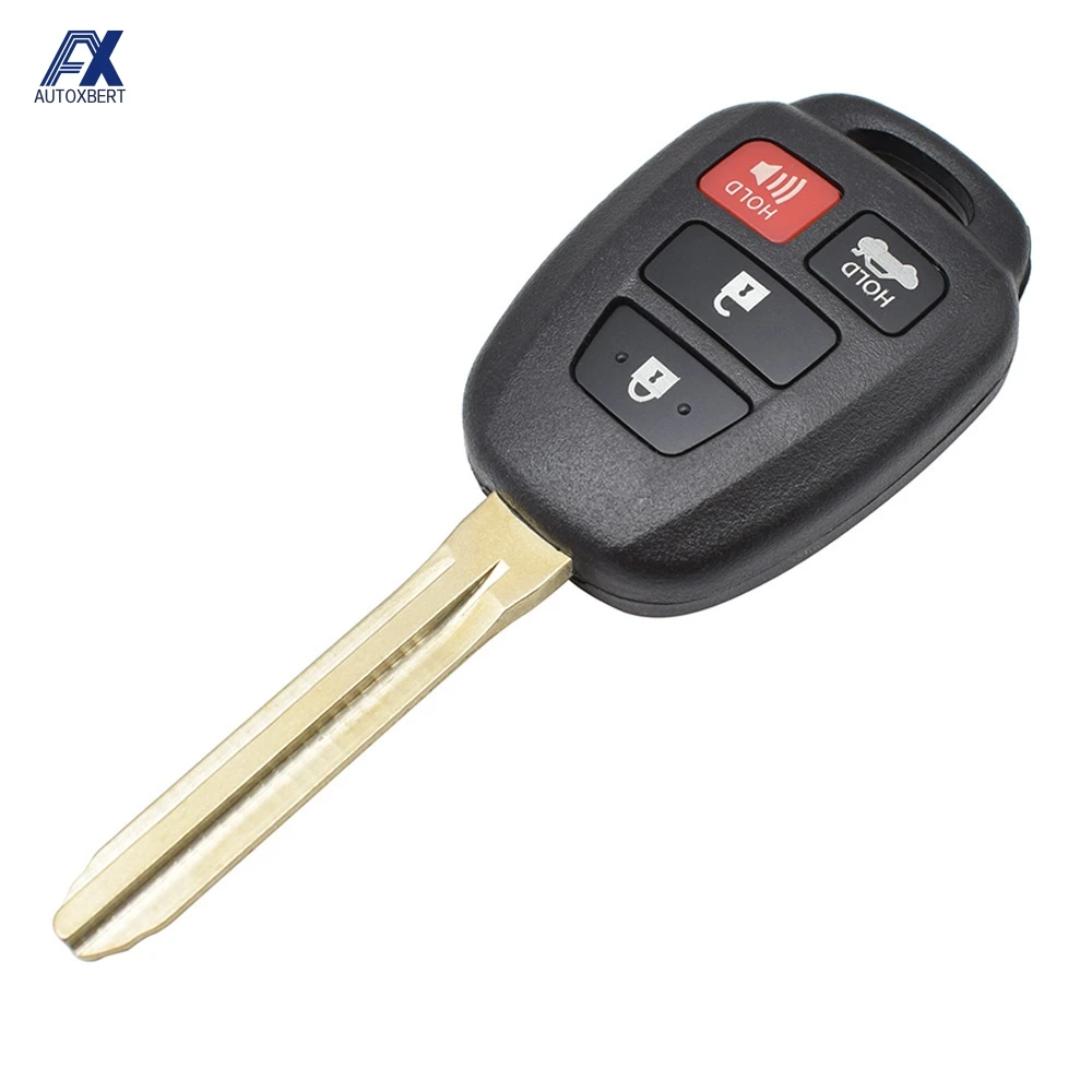

4 Buttons Key Remote Fob Shell For Toyota Camry Corolla Prius Highlander RAV4 Vios Yaris Tacoma Sequoia Tundra 2018 2019