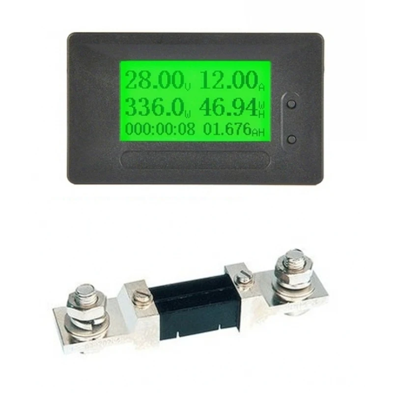 

GC91 DC 6-200V 50A 100A 200A 300A Digital Display Coulometer Power Energy Watt Voltage Amp Meter Ammeter Voltmeter