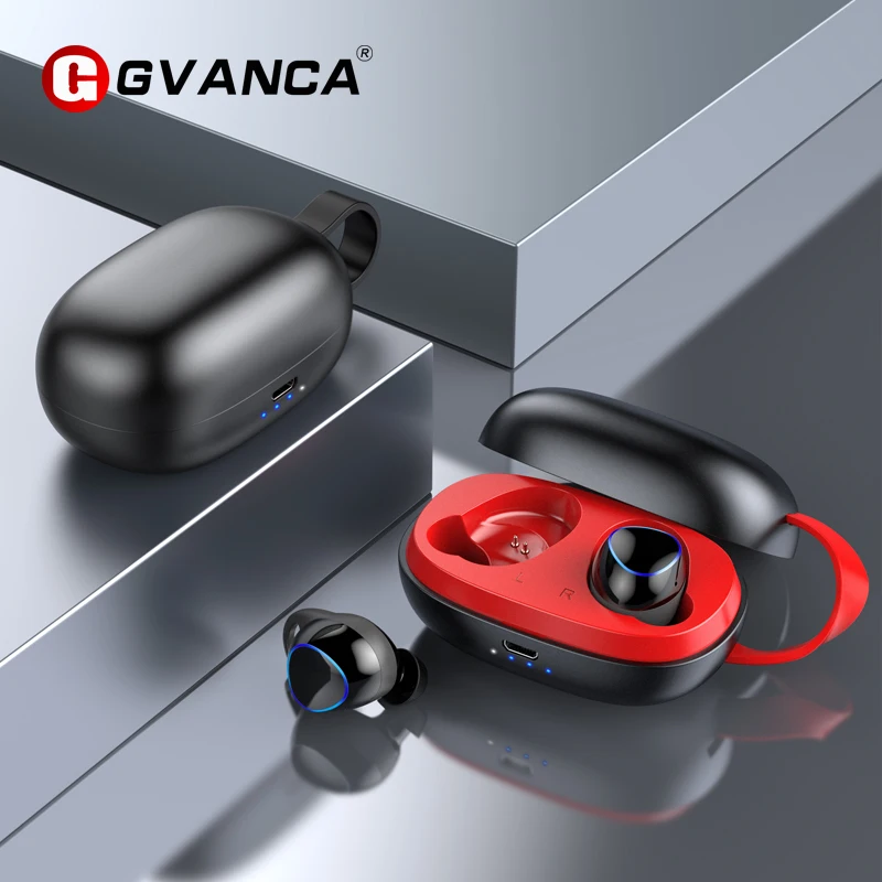 Наушники вкладыши GVANCA TWS Bluetooth 5 0 беспроводные с шумоподавлением