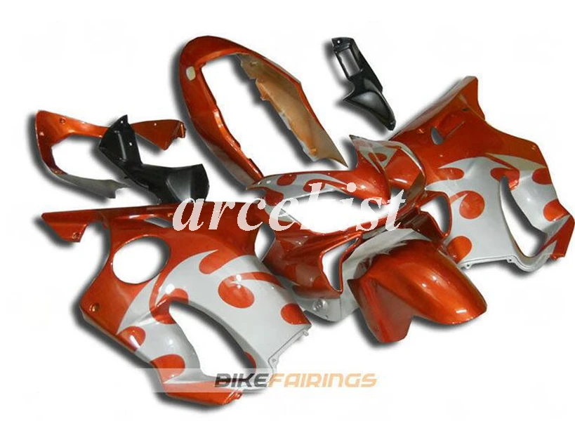 Литьевая Форма ABS Обтекатели комплект Подходит для HONDA CBR 600 F4i FS 04 05 06 07 CBR600 2004 2005 2006 2007 Комплект кузова оранжевый