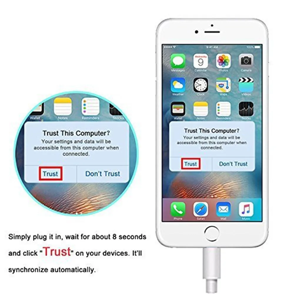 Carplay цифровой ТВ тюнер Lightning в HD 1080p HDMI для apple play iPhone ios9-13 iPad mini подключение к зеркало ТВ link проектор