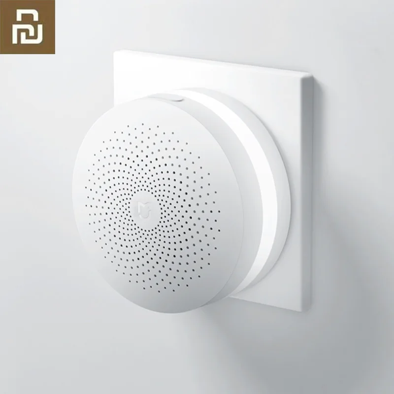 Новинка, Xiaomi Mijia, многофункциональный шлюз, 2 хаба, сигнализация, интеллектуальная, онлайн радио, Ночной светильник, звонок, умный дом, концентратор