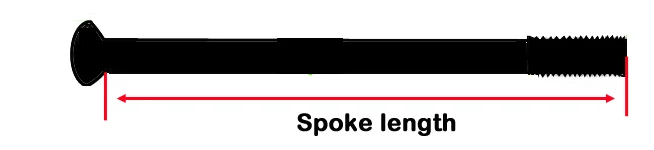 直头辐条长度测量A