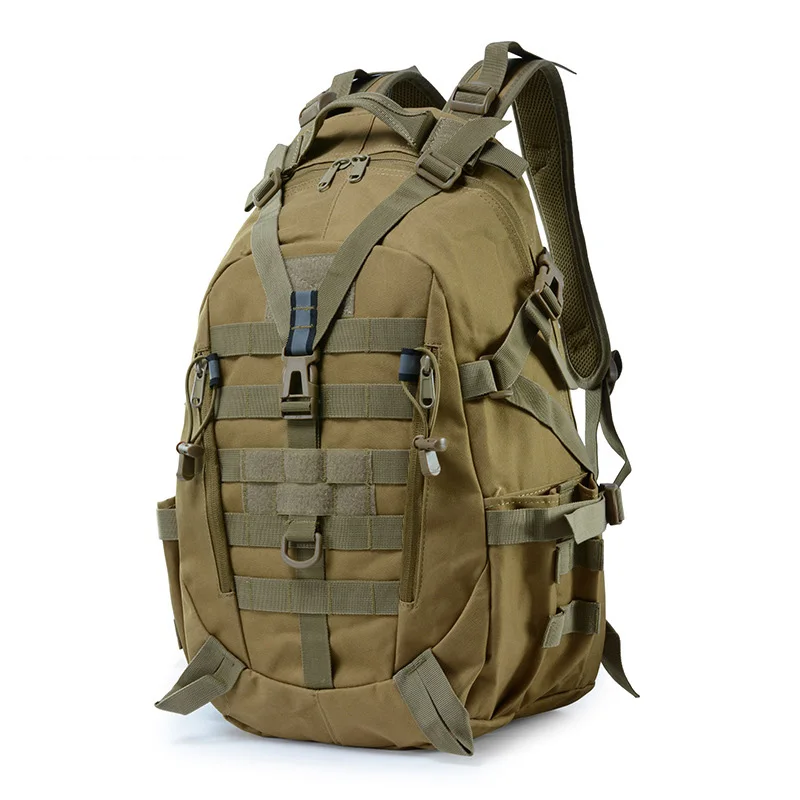

35L Tactical Army Men Military Backpack Camping Travel Bags Molle Climbing Outdoor Hiking Sport Bag 3D Attack Backpack