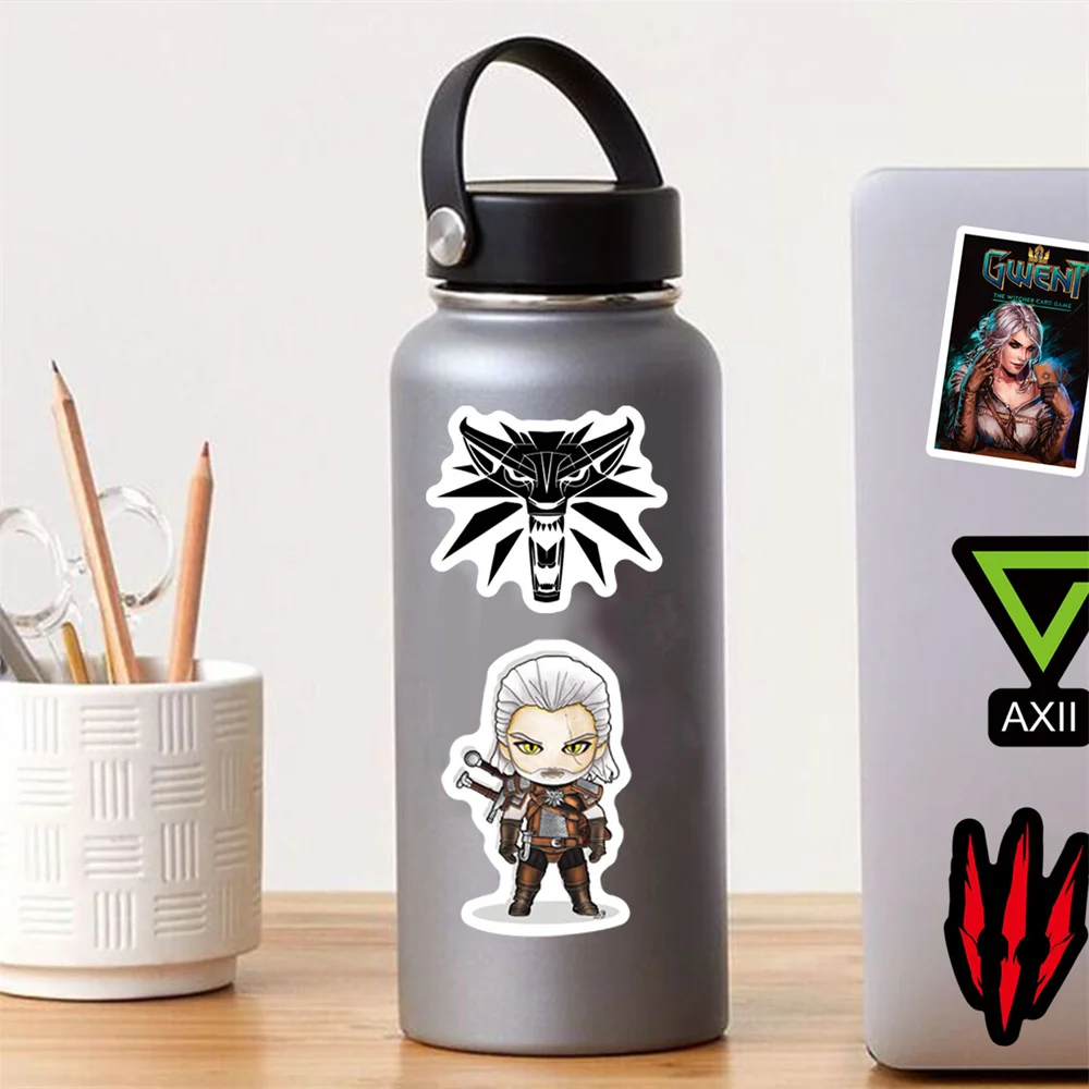 10/30/50PCS Witcher High Score Game Creative Decoration Sticker Scrapbook Skateboard Guitar Toy Suitcase Sticker Wholesale