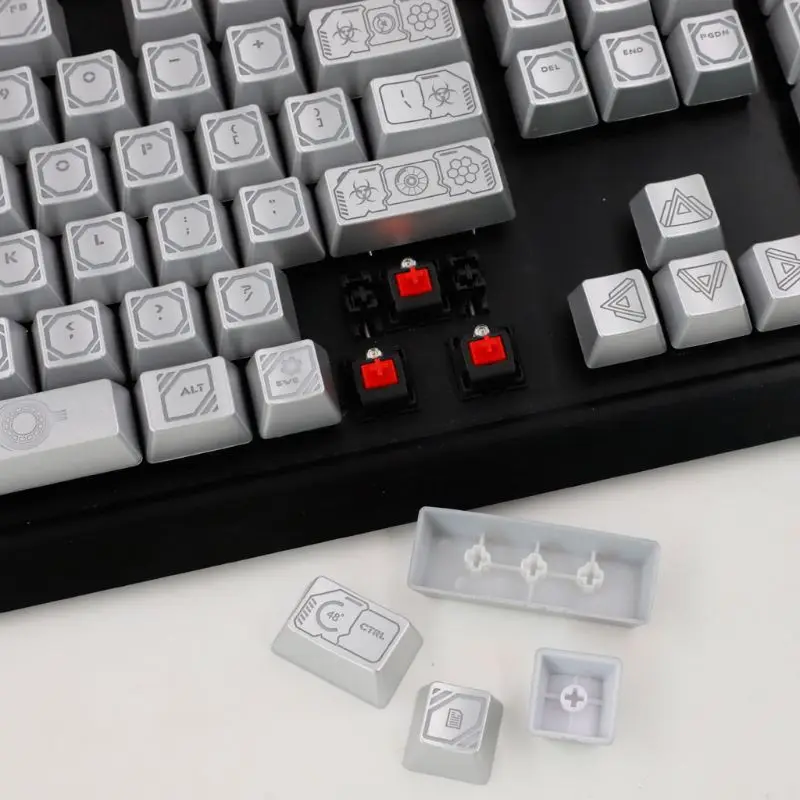 RGB 104 Keycaps ANSI Layout OEM ABS исходный код Shot с подсветкой Keycap для Cherry MX gh60 poker 87 104 механическая клавиатура
