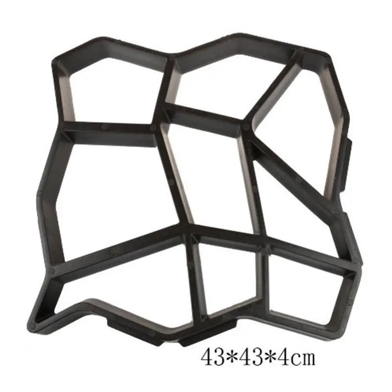SOLEDI 40*40*4 см DIY Путь производитель плесень сад бетон ходьбы многоразовые мощения плесень дизайн асфальтоукладчик патио шаговый камень подъездная дорога