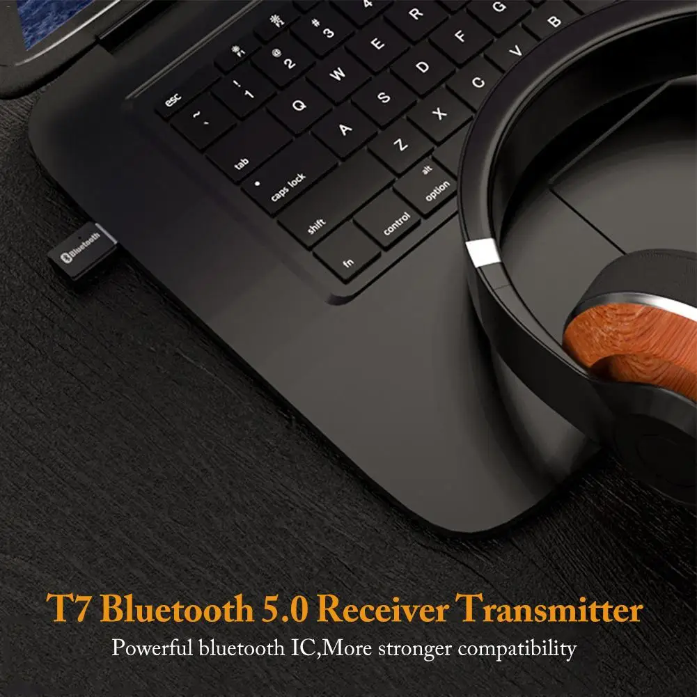 2 в 1 USB Bluetooth 5,0 адаптер аудио передатчик Bluetooth приемник мини USB ключ беспроводной адаптер для компьютера ПК ноутбука