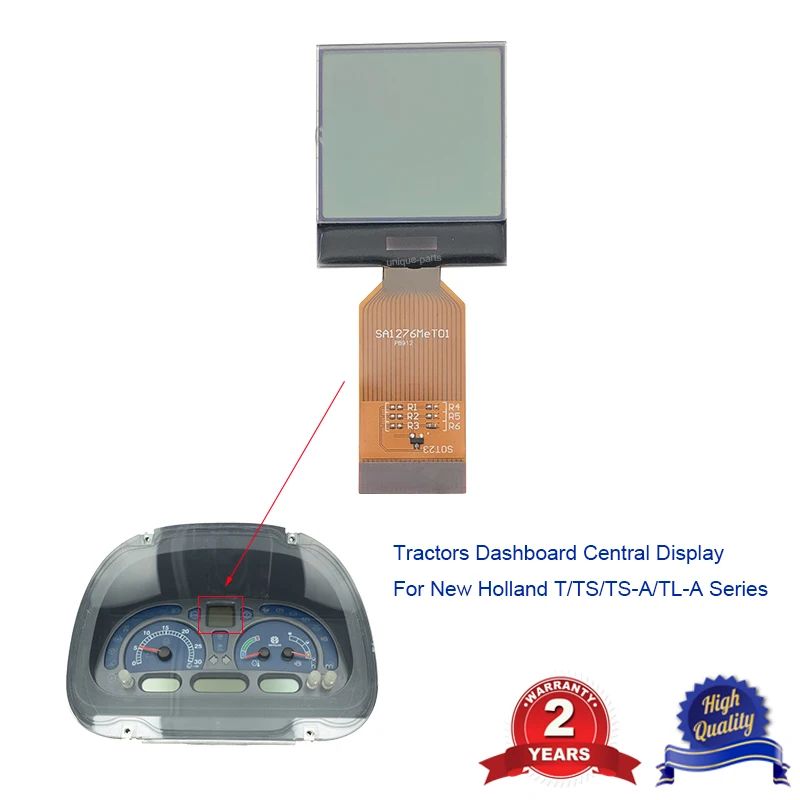 Dashboard LCD Display Screen for New Holland T TS Series TLA Series TSA Tractors 2004-2008